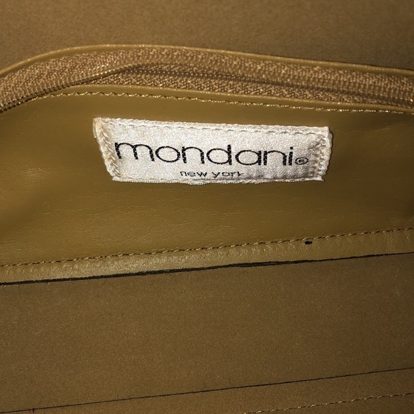 Mondani Black Bag Like New , Holds Phone Card Case , Compact Etc - Picture 8 of 10